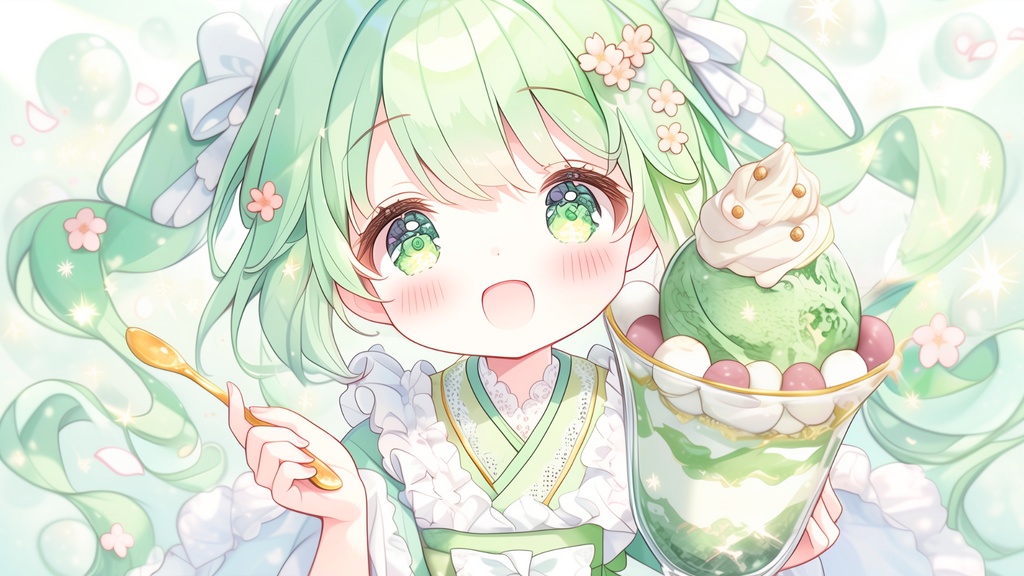 【フリーBGM】ふわりまっちゃぱふぇ