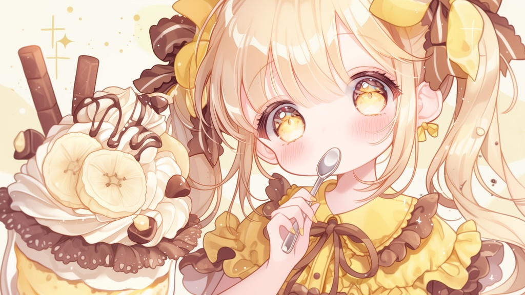 【フリーBGM】ばななちょこぱふぇ|Banana Choco Parfait