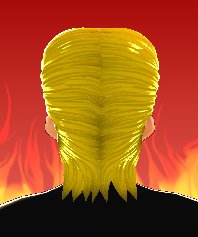 vroid 男性用 髪型 喧嘩上等!ヤンキーリーゼント!