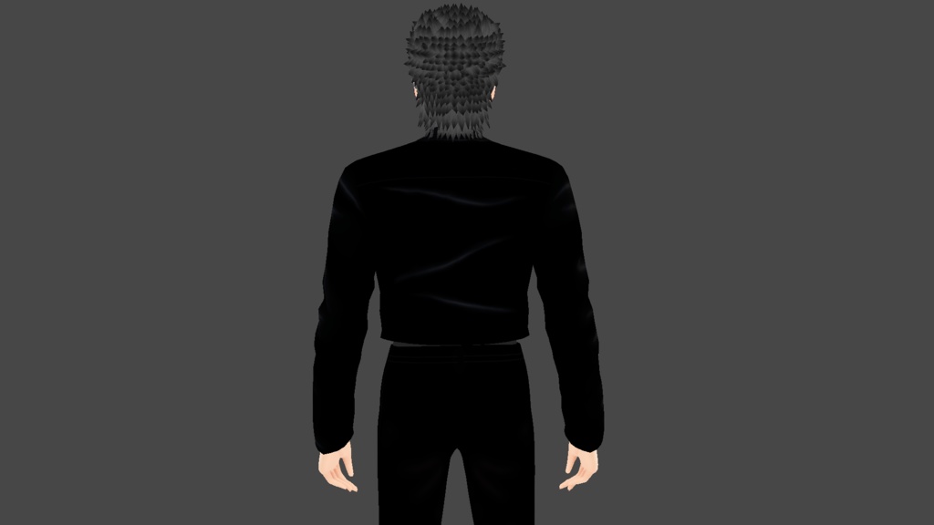 Vroid正式版対応 衣装テクスチャ ライダースジャケット