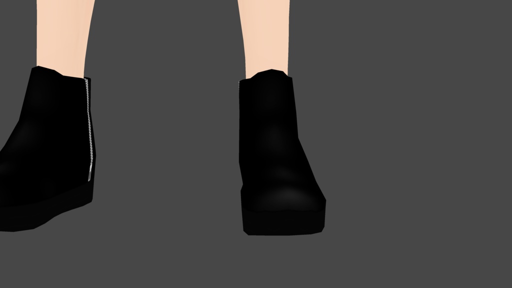 Vroid正式版対応 衣装テクスチャ レザーパンツ&ブーツ