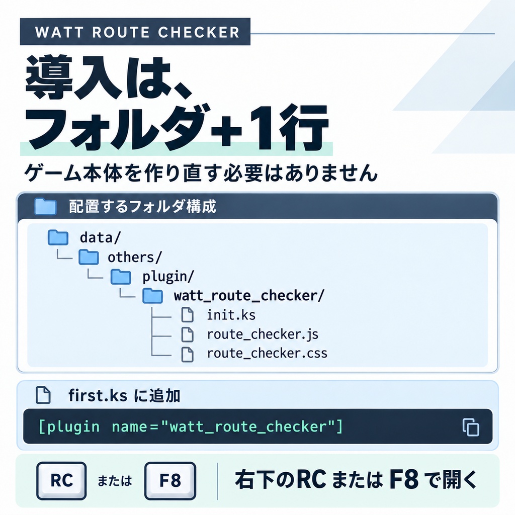 【TyranoScript V6】ルート踏破・選択肢テスト支援プラグイン|Watt Route Checker