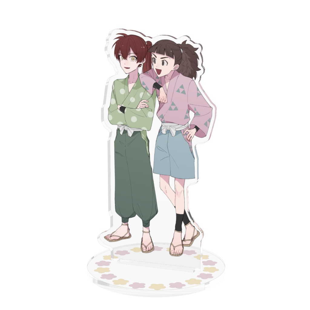 兵太夫＆伝七　アクリルスタンド2体セット 伝七＆兵太夫アクスタ - muhyouki - BOOTH