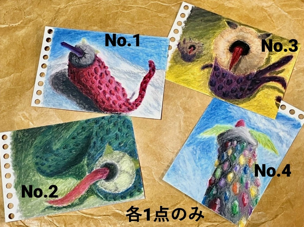 イペリット絵（クレヨン原画）Qli画