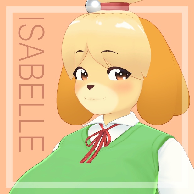 あつ森 しずえ【VRChat用モデル】Voluptuous Isabelle