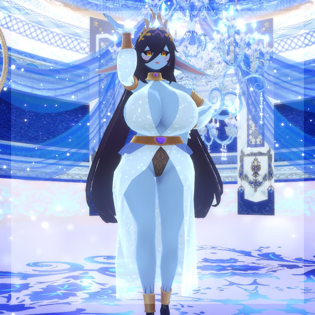 【VRChat専用オリジナルアバター】リリエル・ナイトシェイド