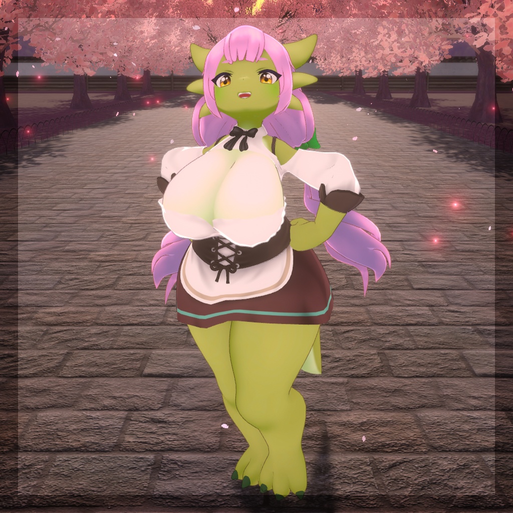 【VRChat専用オリジナルアバター】ダフネ・コボルド少女