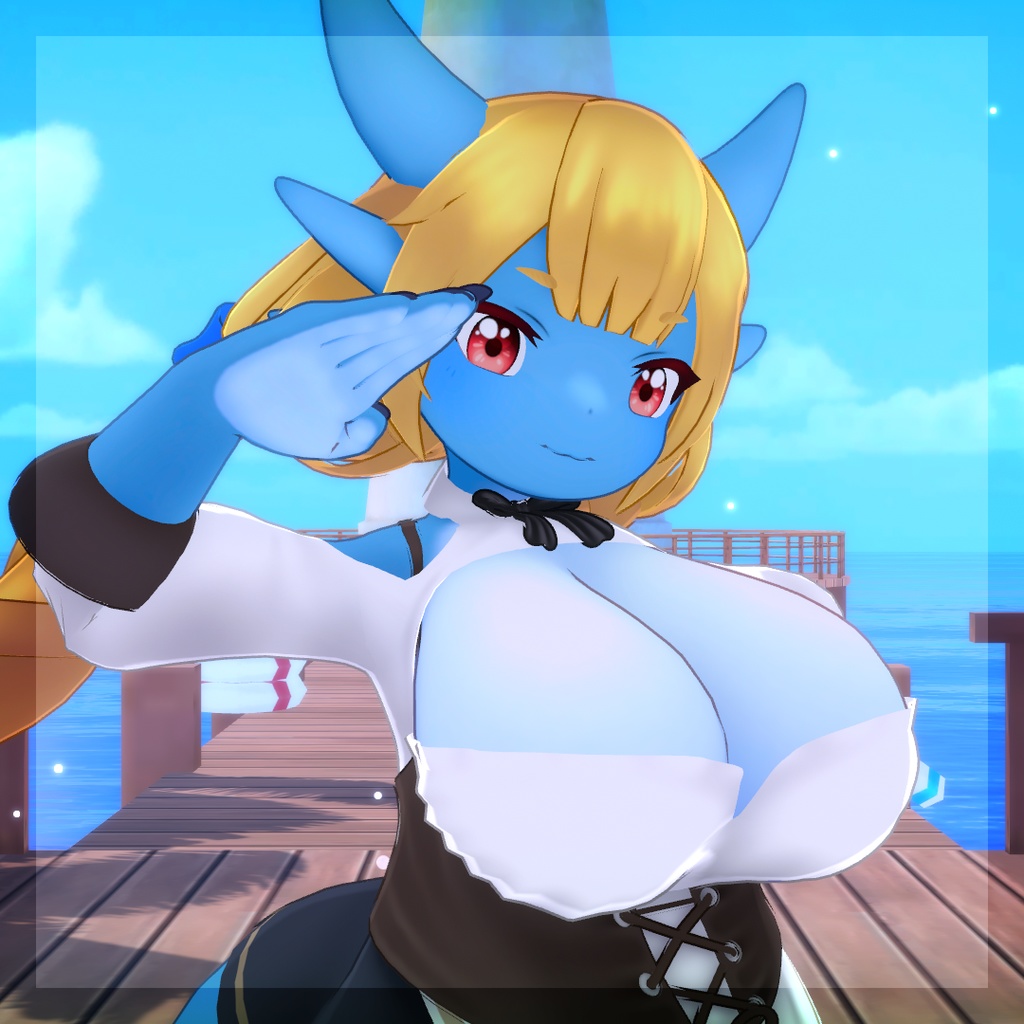 【VRChat専用オリジナルアバター】ダフネ・コボルド少女