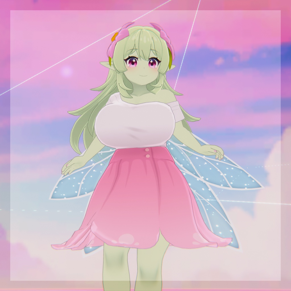 【オリジナル3Dモデル】マンドラ・ゴブリン妖精