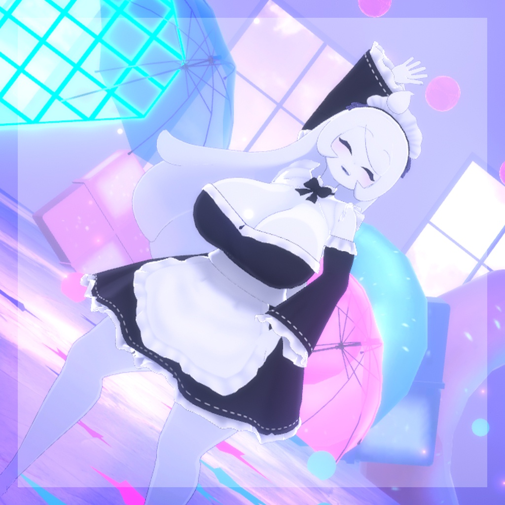 【オリジナル3Dモデル】ゆうぅれいちゃん・幽霊少女