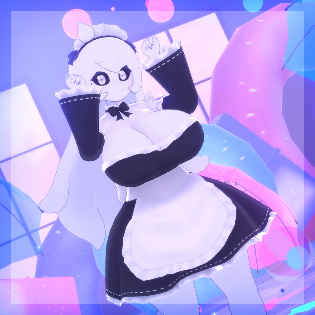 【VRChat専用オリジナルアバター】ゆうぅれいちゃん・幽霊少女