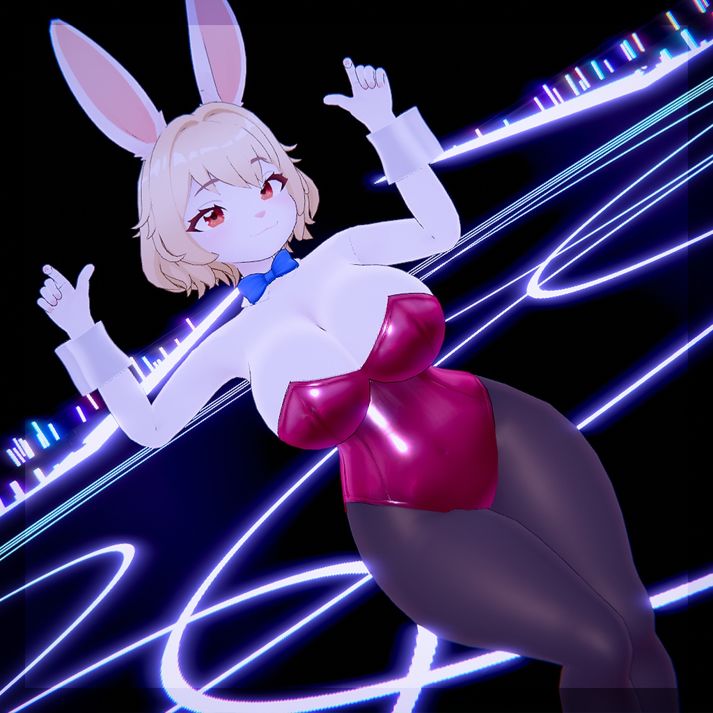 【VRChat専用オリジナルアバター】シャルロット・バニーガール