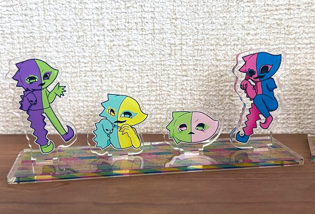 ミニおジェス達のアクリルジオラマ