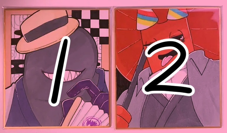 ミニ色紙&カルタ色紙