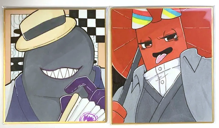 ミニ色紙&カルタ色紙