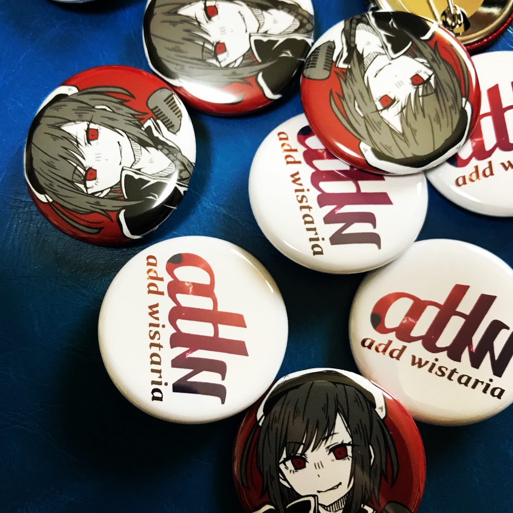 add wistaria「already ready」缶バッジセット