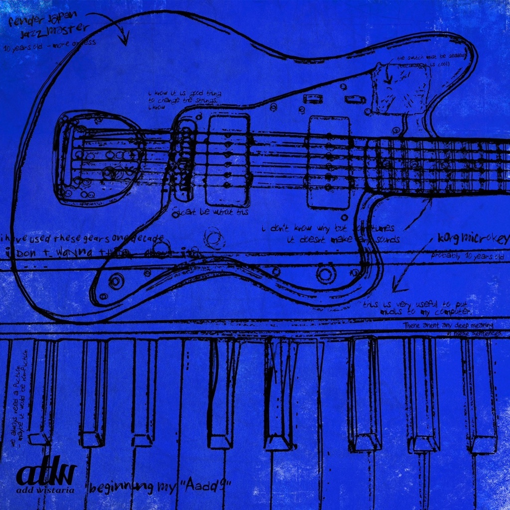 add wistaria 1st. mini album 『beginning my“Aadd9”』 ブックレット付CD盤(数量限定)