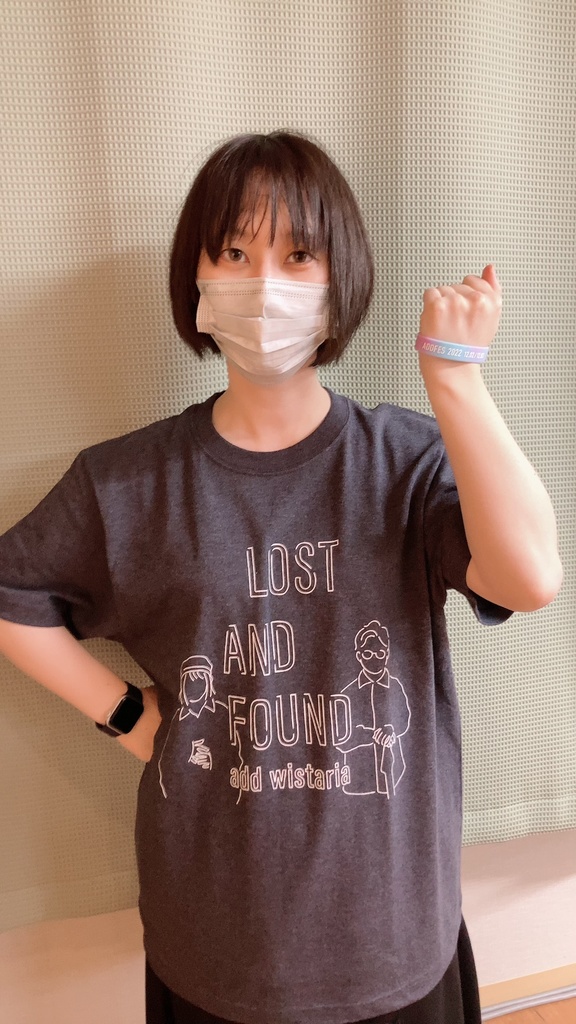 🆕add wistaria オリジナルイラストTシャツ[LOST AND FOUND]