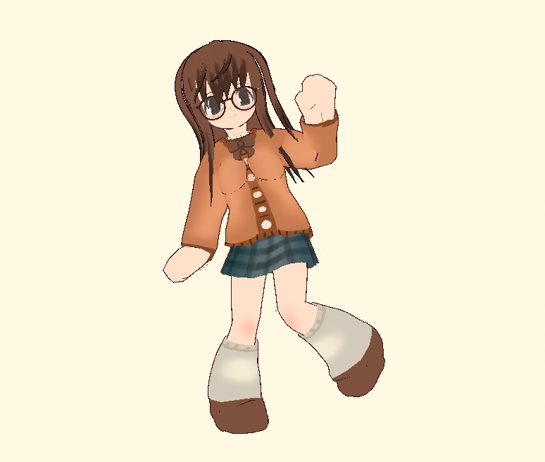 Moe girl VRoid model