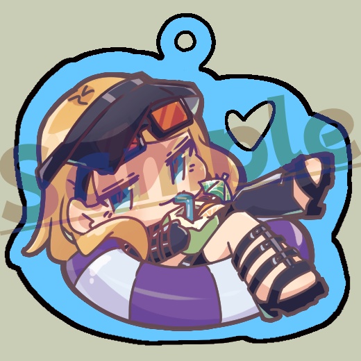 アクリルキーホルダー/テスカトリポカ（サマー）