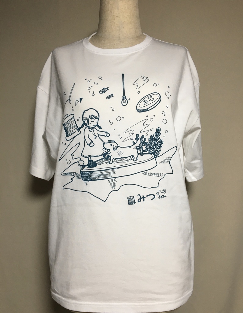 みつと愛犬ビックTシャツ