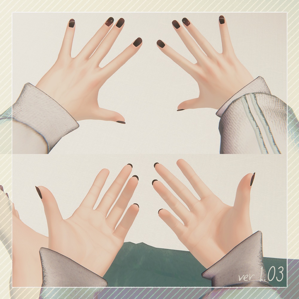 bye texture【くうた-Kuuta-】 対応 body + makeup + eye texture all pack