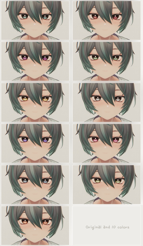 bye texture【くうた-Kuuta-】 対応 body + makeup + eye texture all pack