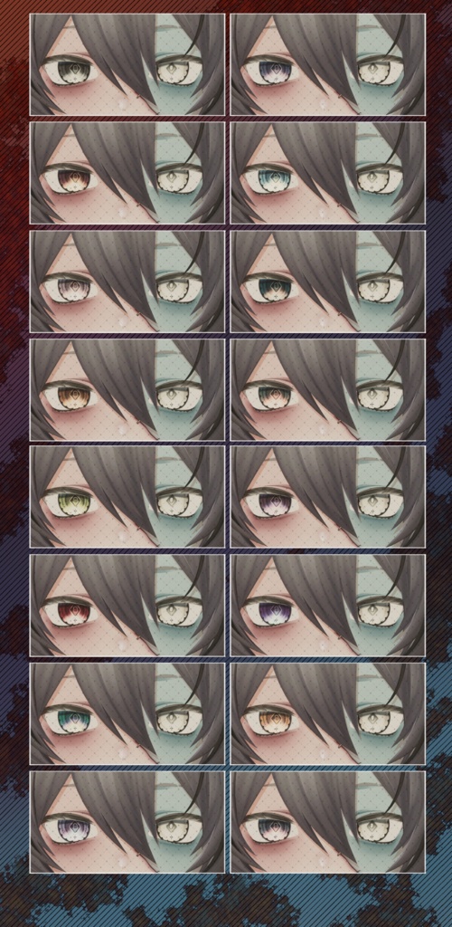 【くうた- Kuuta-】ハロウィン bye Makeup(+Body) + Eye Texture All pack No. 03