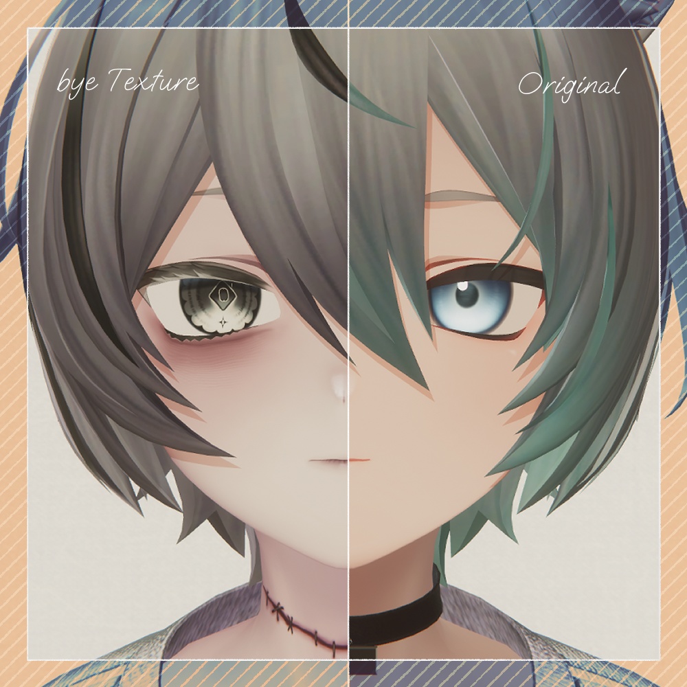 【くうた- Kuuta-】ハロウィン bye Makeup(+Body) + Eye Texture All pack No. 03