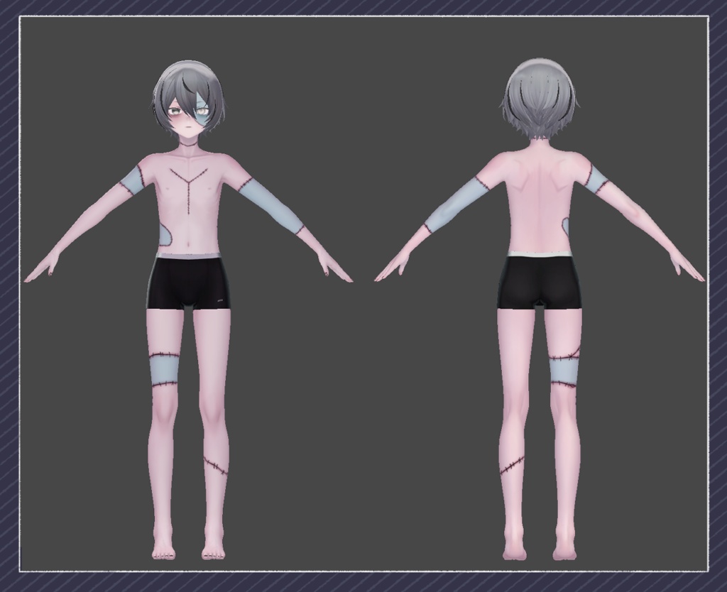 【くうた- Kuuta-】ハロウィン bye Makeup(+Body) + Eye Texture All pack No. 03
