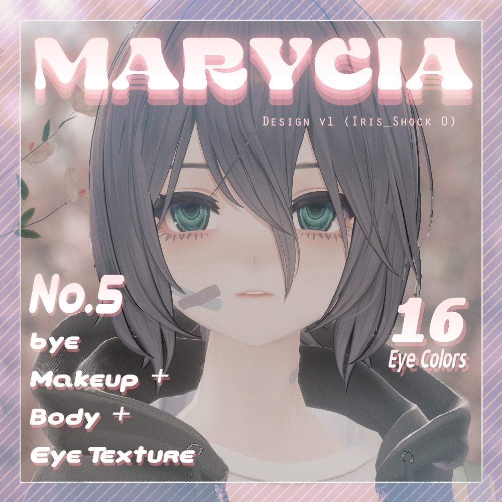 【Marycia マリシア】bye Makeup + Body + Eye Texture All pack No. 05