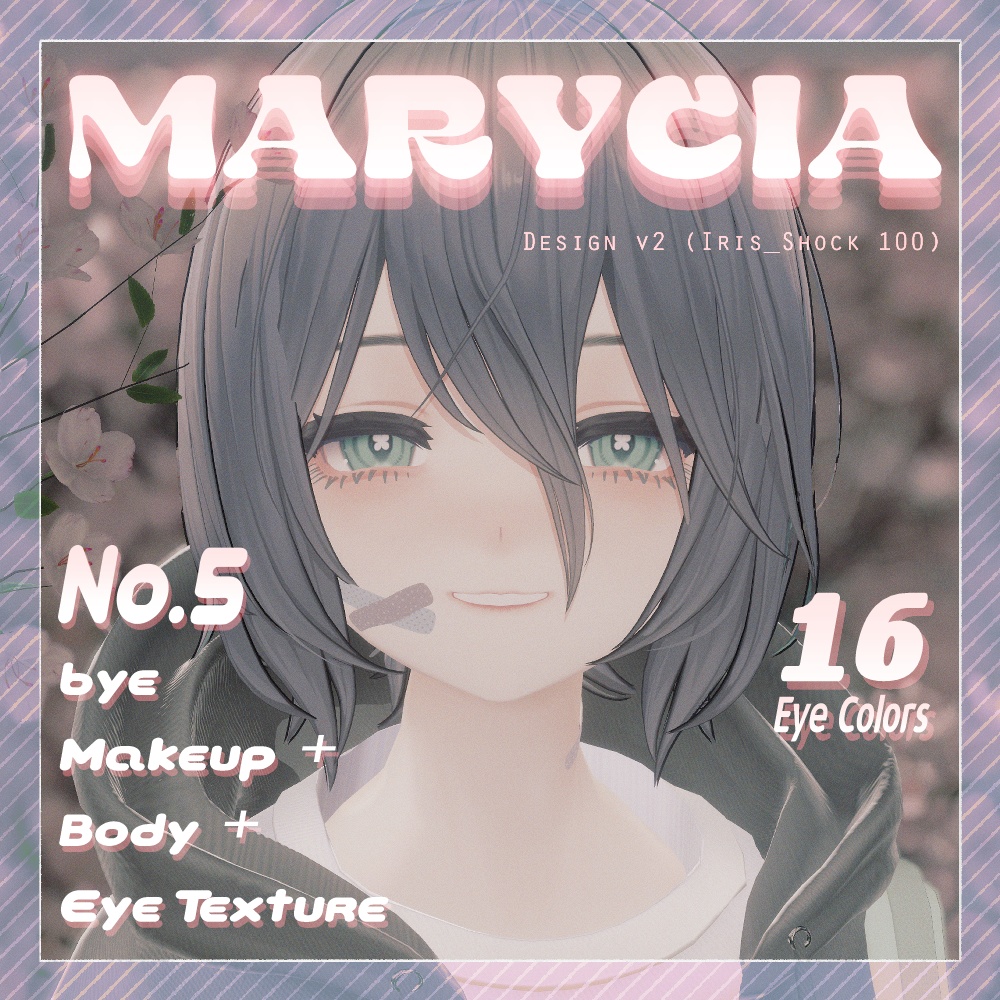 【Marycia マリシア】bye Makeup + Body + Eye Texture All pack No. 05