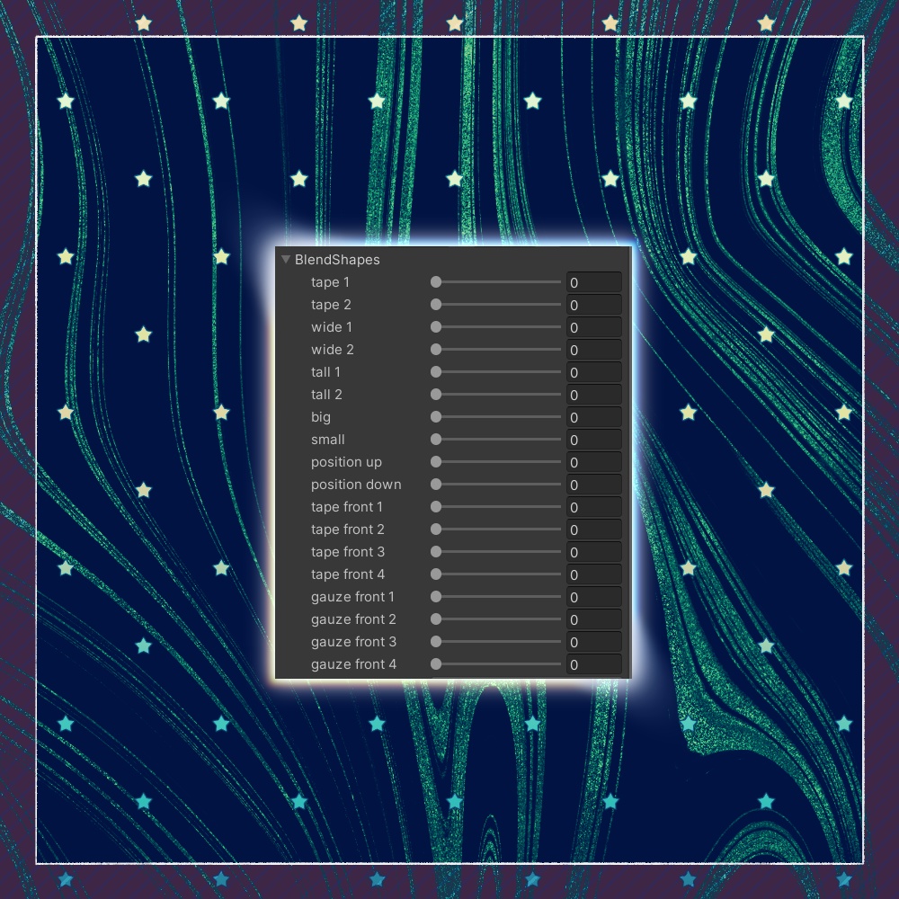 【9アバター対応】bye Gauze Patch Set ガーゼばんそうこう セット