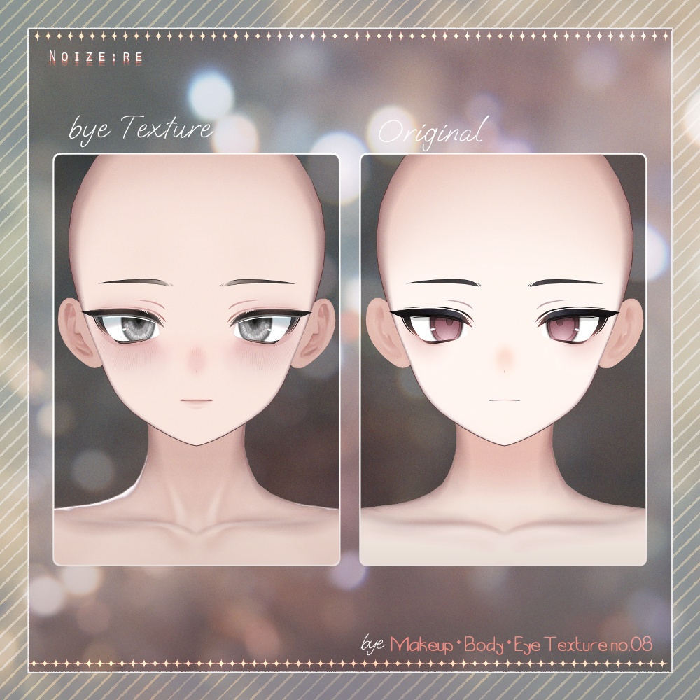 bye Makeup +Body + Eye Texture All pack No. 08 【4アバター対応】