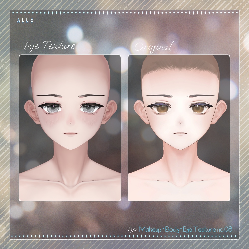 bye Makeup +Body + Eye Texture All pack No. 08 【4アバター対応】