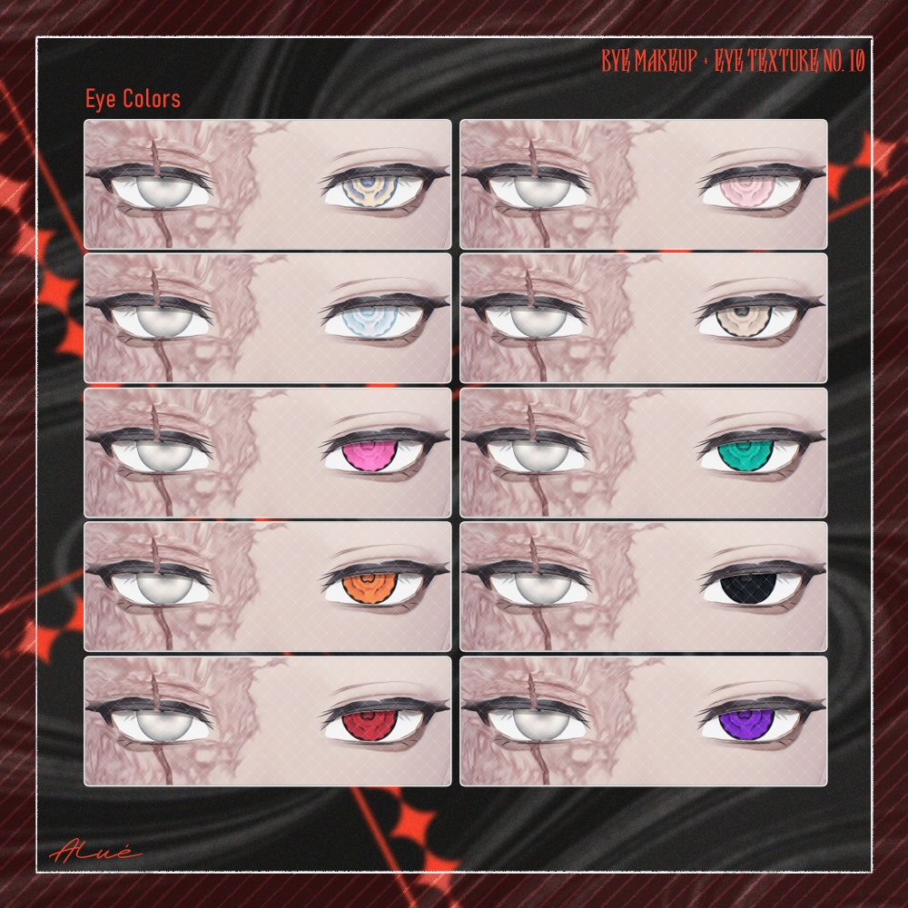 【Alué アルエ】bye Makeup + Body + Eye Texture All Pack No.10