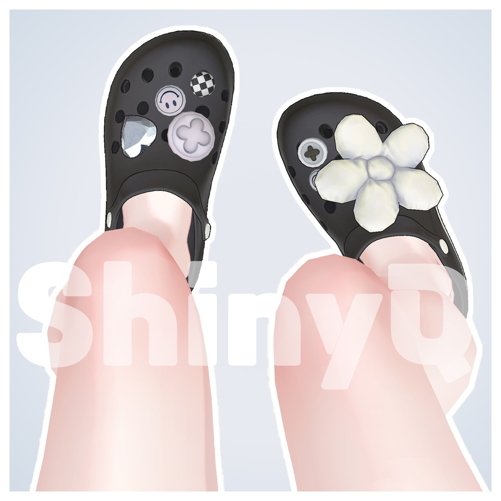 [Deco Crocs]かわいいデコクロックスパック（5色・8体アバター対応）