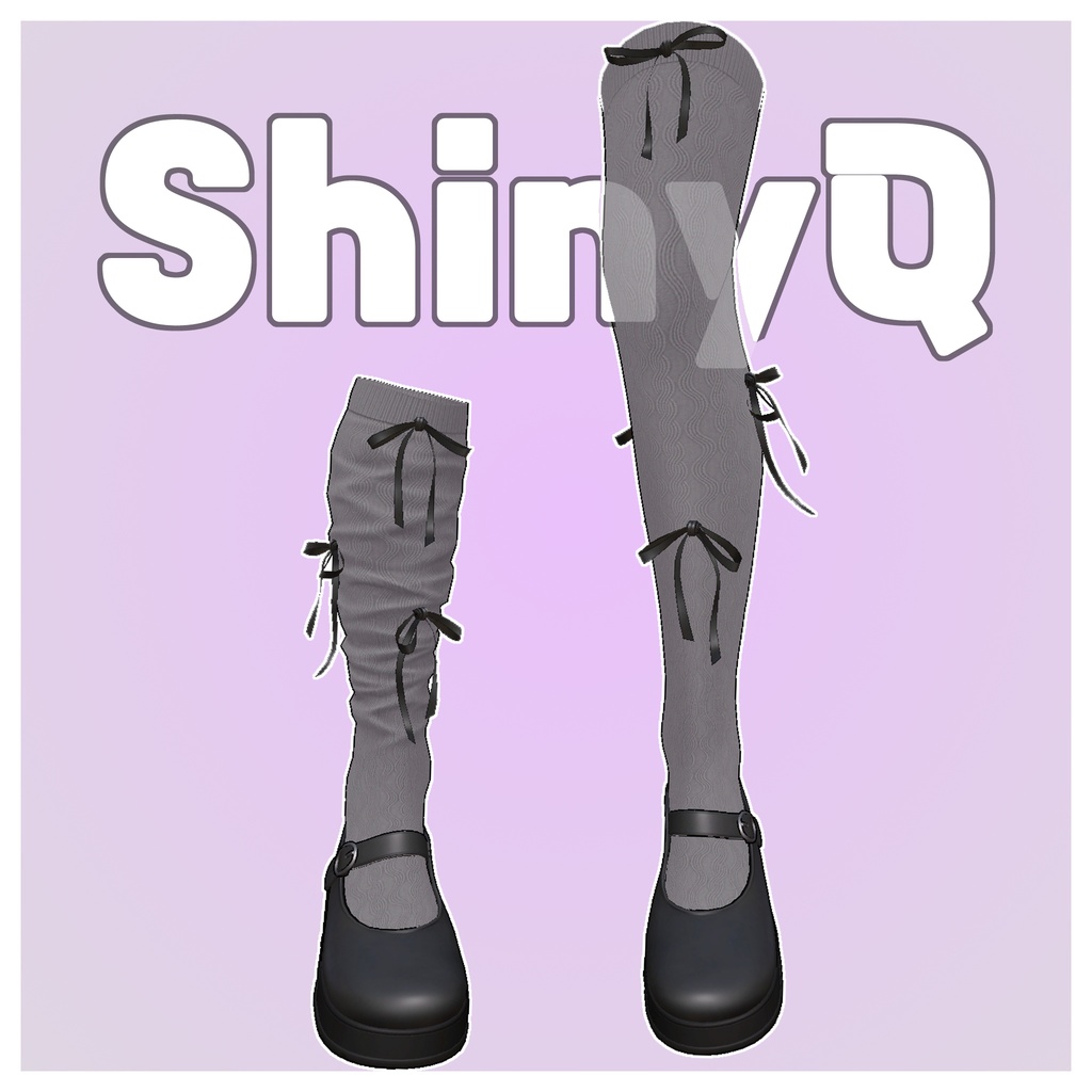 【シューズセット】 Mary Jane & Ribbon Stockings Set