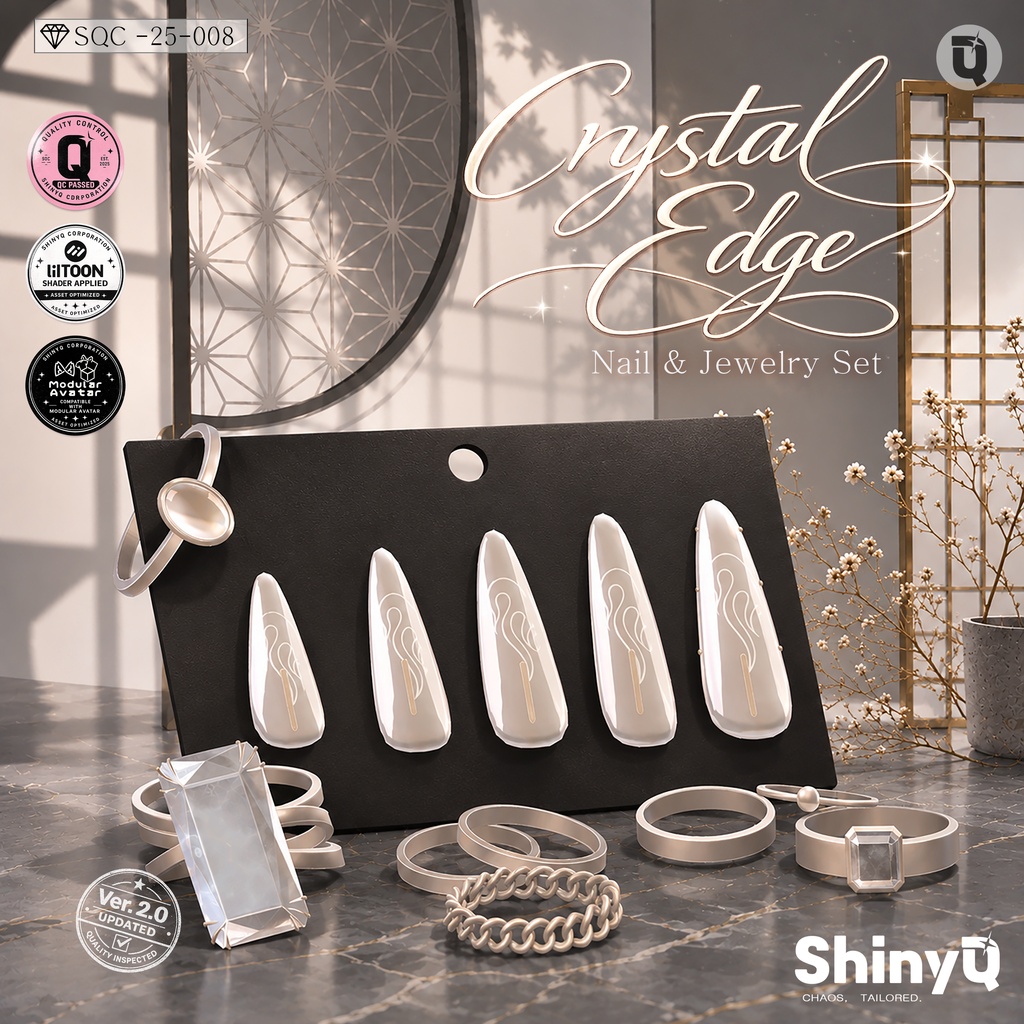 [ネイル & リング] Crystal Edge 