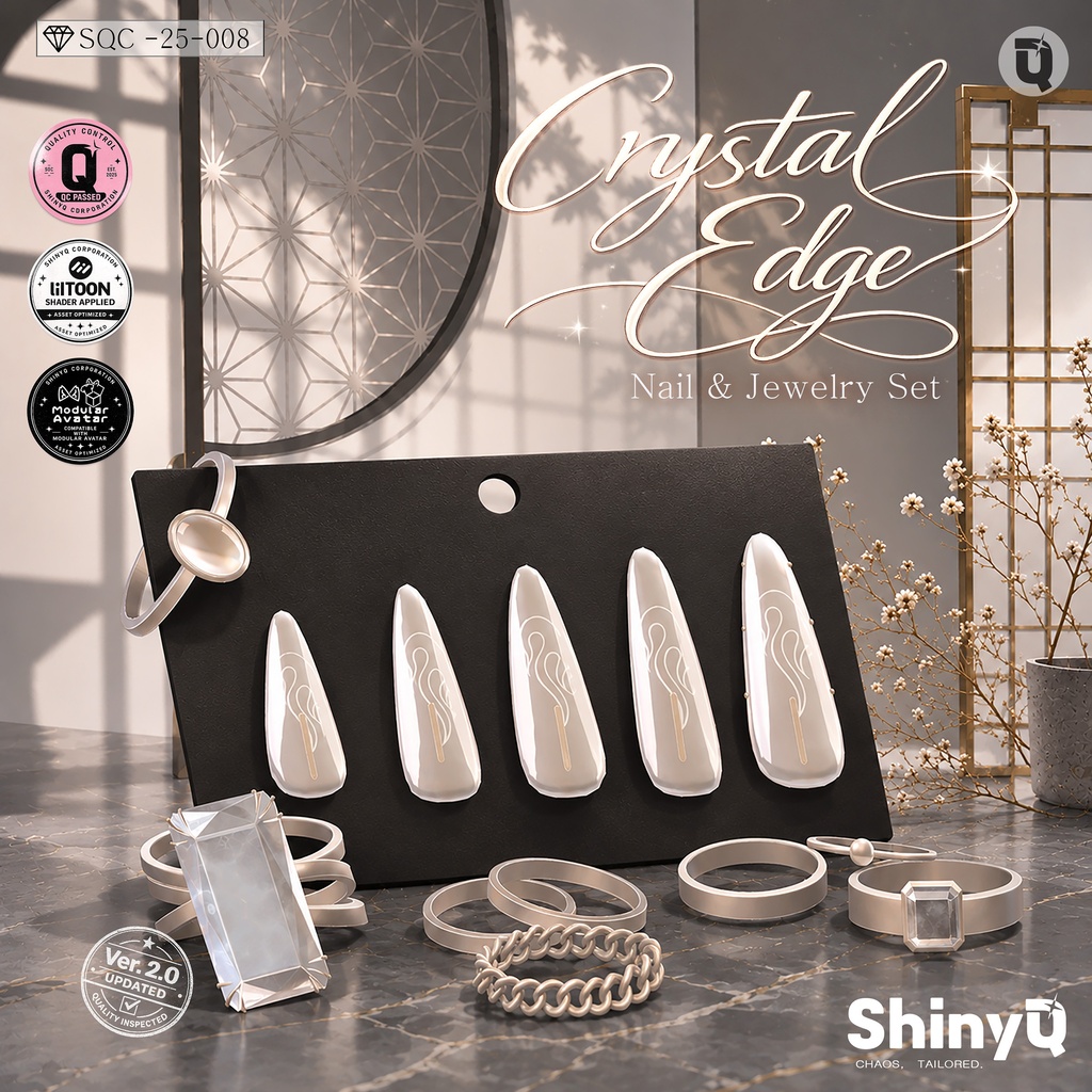 [ネイル & リング] Crystal Edge 