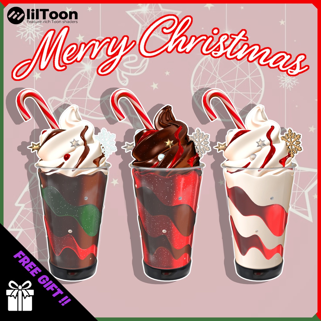 【FREE】ShinyQ クリスマスアイスカップ