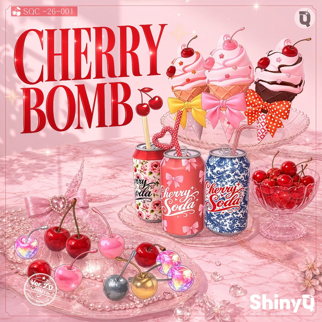 [チェリーアクセサリーセット]  CherryBomb