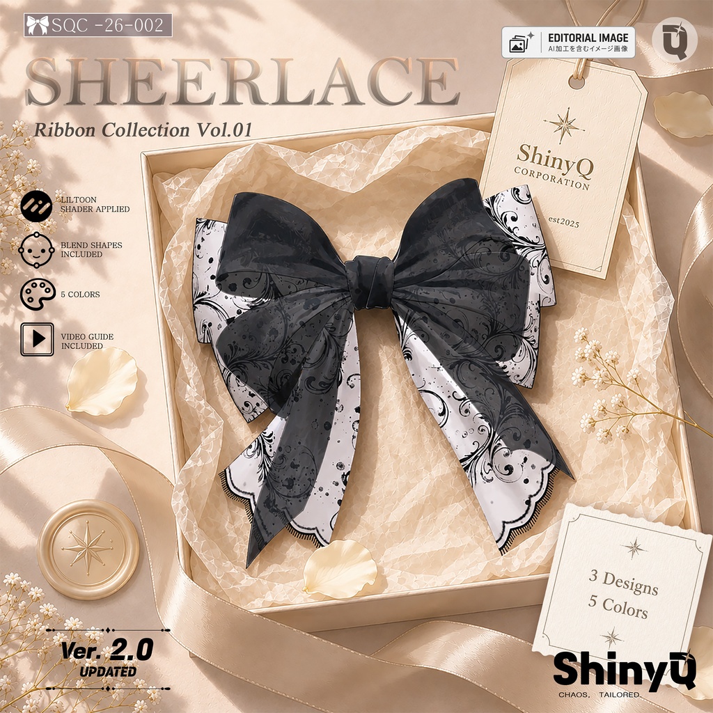 【リボン】シアーレース Sheer Lace