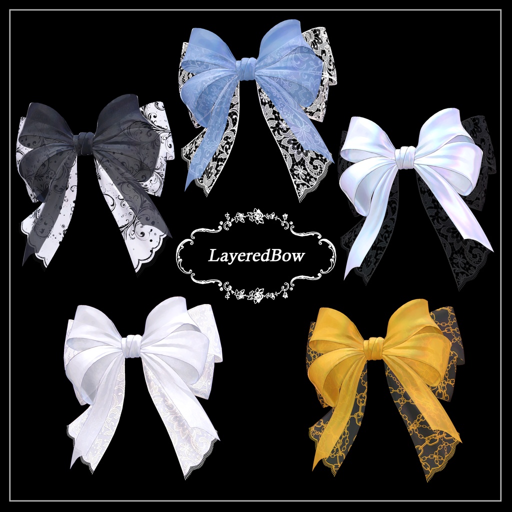 【リボン】シアーレース SheerLace