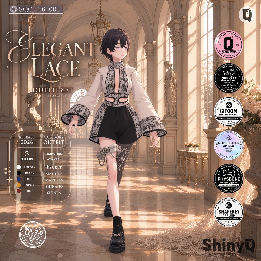 [アウトフィット] Elegant Lace 