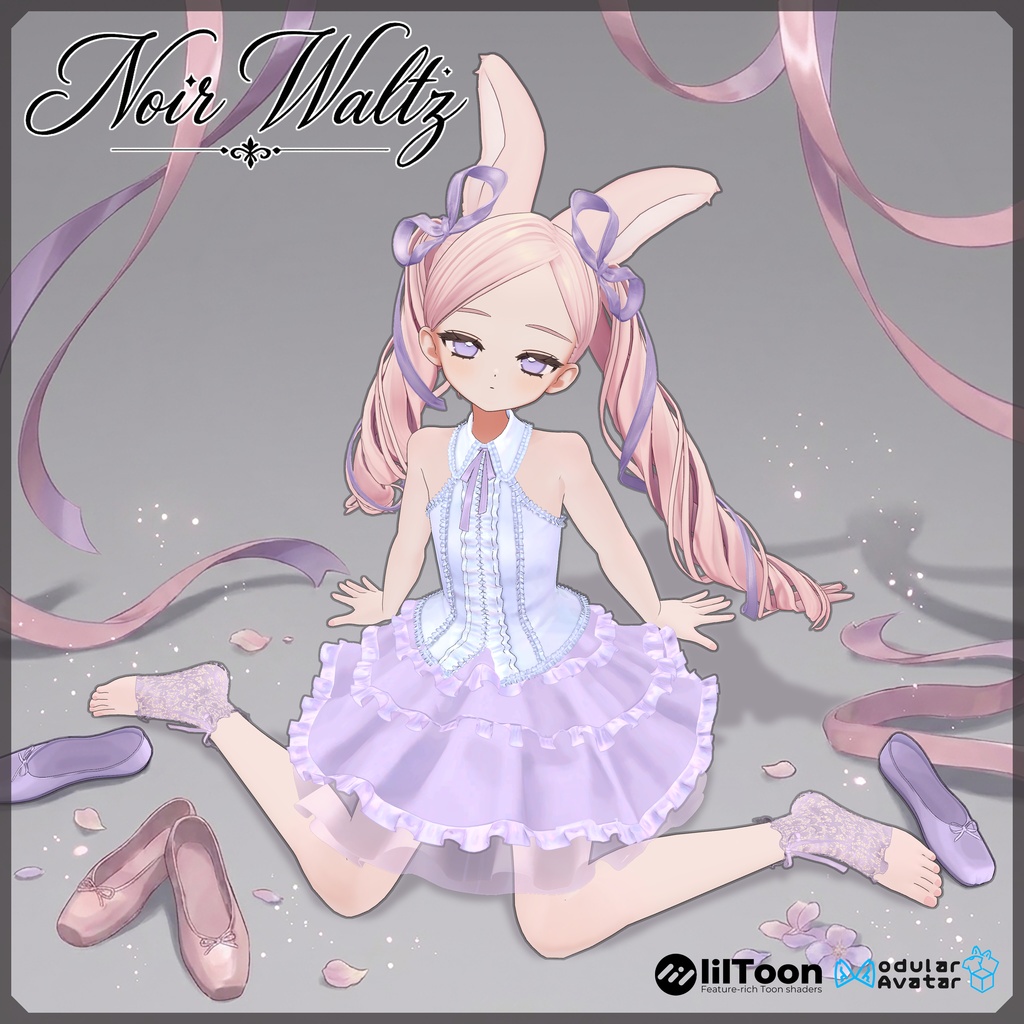【バレエ風衣装】Noir Waltz