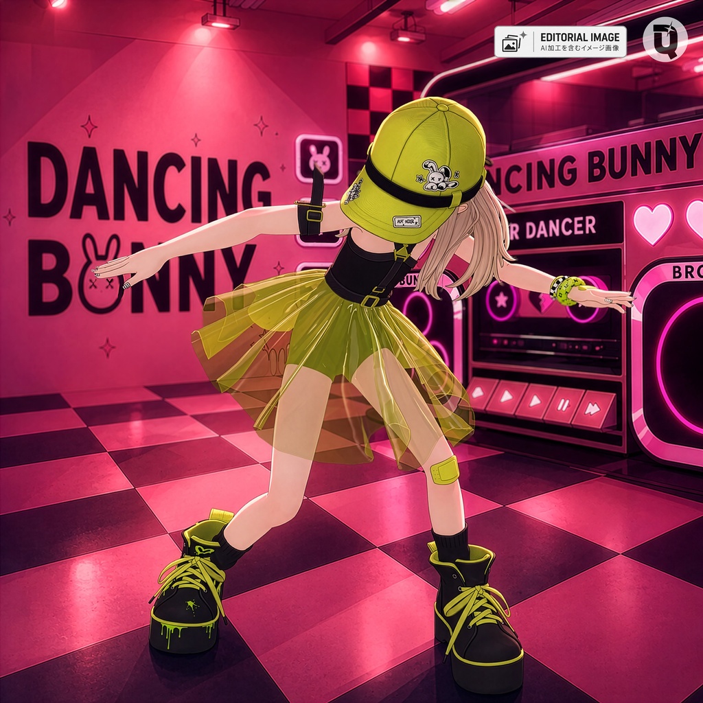 【VRChat衣装・ヘア】BROKEN BUNNY for フィユエ