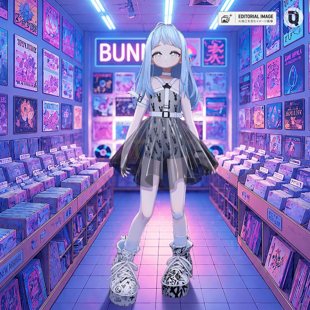 【VRChat衣装・ヘア】BROKEN BUNNY for フィユエ