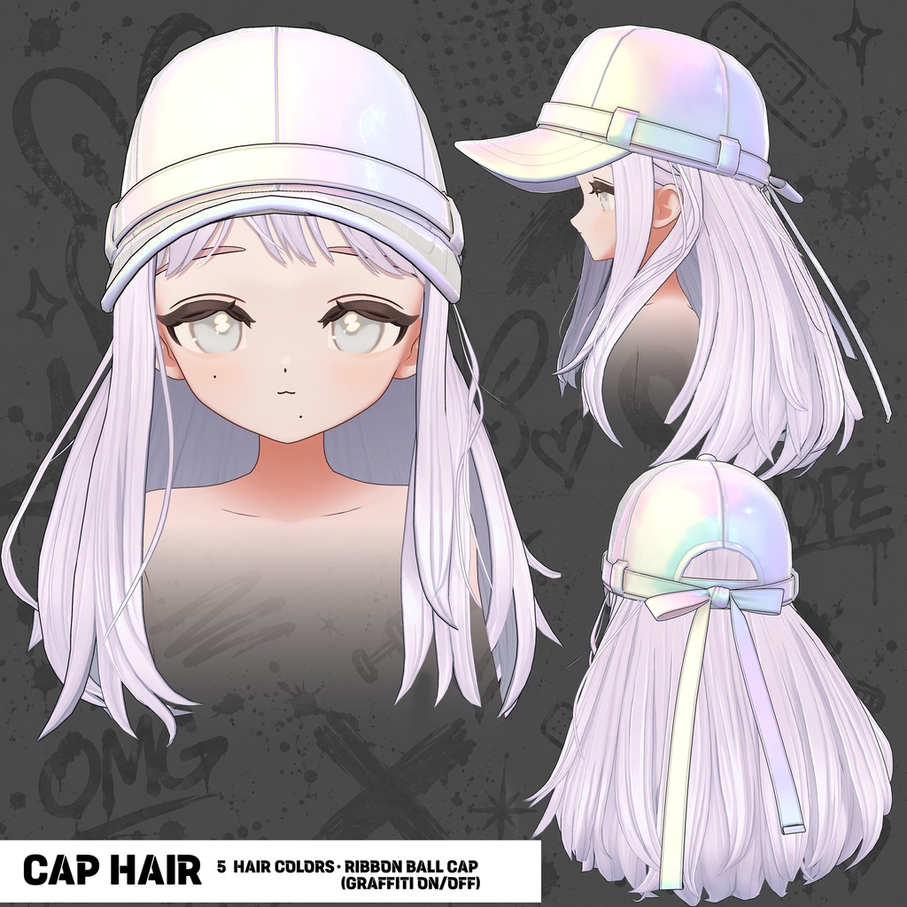 【VRChat衣装・ヘア】BROKEN BUNNY for フィユエ