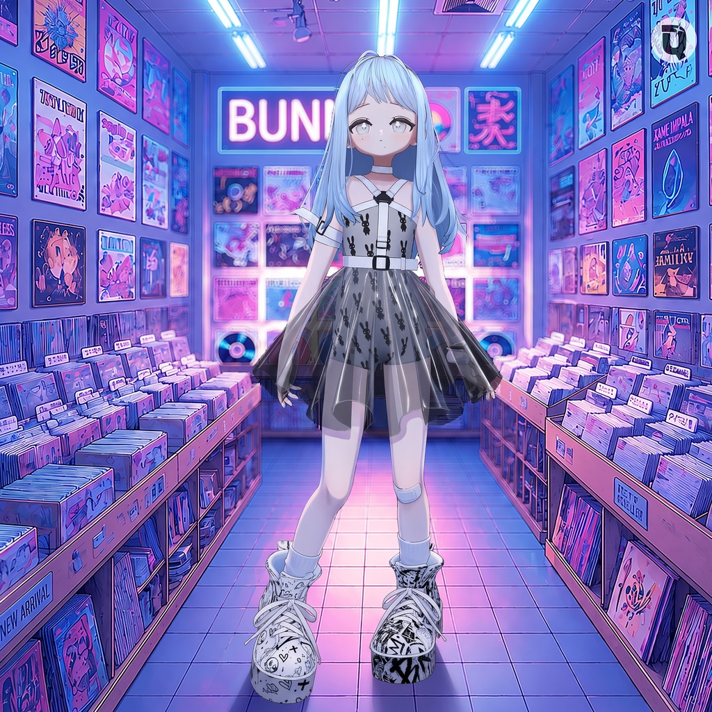 【VRChat衣装・ヘア】BROKEN BUNNY for フィユエ